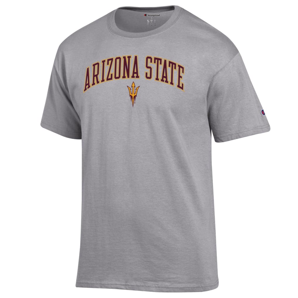  Arizona State Sun Devils Champion Arch Over Logo T-Shirt - Heather Gray